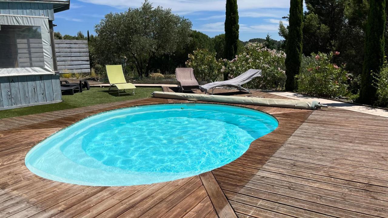 Chambre Tropicale Au Domaine De L'Aven Villeneuve-Minervois Exteriér fotografie